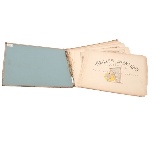 Vintage Children' Music Book 1931 Vieilles Chansons et Rondes Pour Les Petits En - Picture 2 of 14
